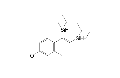 (Z)-(1-(4-Methoxy-2-methylphenyl)ethene-1,2-diyl)bis(diethylsilane)