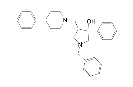 1-benzyl-3-phenyl-4-[(4-phenylpiperidin-1-yl)methyl]pyrrolidin-3-ol