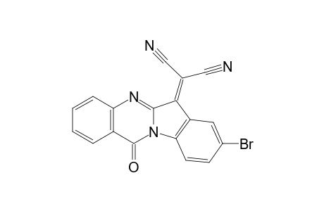 2-(8-Bromo-12-oxoindolo[2,1-b]quinazolin-6(12H)-ylidene)malononitrile