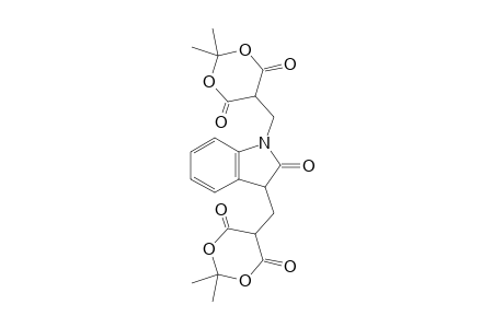 5-[[1-[(2,2-dimethyl-4,6-dioxo-1,3-dioxan-5-yl)methyl]-2-oxo-3H-indol-3-yl]methyl]-2,2-dimethyl-1,3-dioxane-4,6-dione