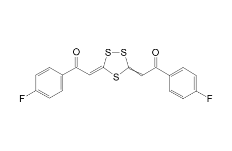 (2Z)-1-(4-fluorophenyl)-2-[5-[2-(4-fluorophenyl)-2-oxo-ethylidene]-1,2,4-trithiolan-3-ylidene]ethanone