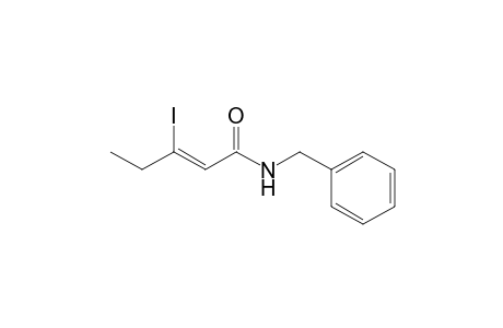 (Z)-N-Benzyl-3-iodopent-2-enamide