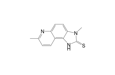 3,7-Dimethyl-1H-imidazo[4,5-f]quinoline-2-thione