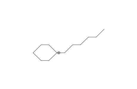 Hexyl-1-cyclohexyl cation