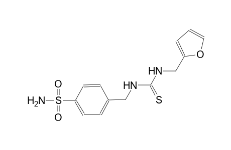 4-[({[(2-furylmethyl)amino]carbothioyl}amino)methyl]benzenesulfonamide