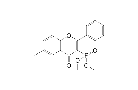 3-Dimethoxyphosphoryl-6-methyl-2-phenyl-1-benzopyran-4-one