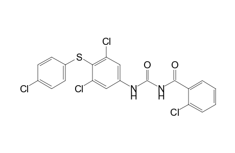 Benzamide, 2-chloro-N-[[[3,5-dichloro-4-[(4-chlorophenyl)thio]-phenyl]amino]carbonyl]-