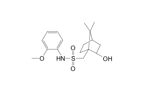 N-(2-Methoxyphenyl)-2-hydroxy-7,7-dimethylbicyclo[2.2.1]hept-1-ylmethanesulfonamide
