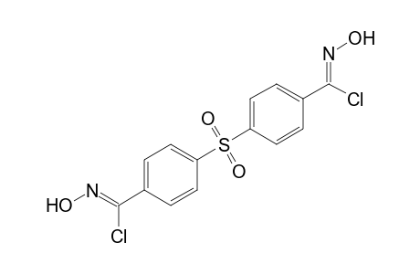 Benzenecarboximidoyl chloride, 4,4'-sulfonylbis[N-hydroxy-