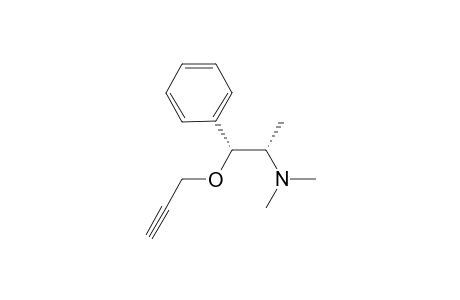 (1R,2S)-N,N-dimethyl-1-phenyl-1-prop-2-ynoxy-2-propanamine