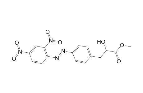Methyl 3-(4-[(E)-(2,4-dinitrophenyl)diazenyl]phenyl)-2-hydroxypropanoate