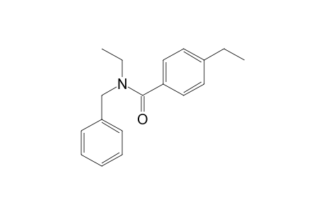 N-Benzyl-N-ethyl-4-ethylbenzamide