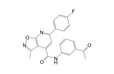 isoxazolo[5,4-b]pyridine-4-carboxamide, N-(3-acetylphenyl)-6-(4-fluorophenyl)-3-methyl-