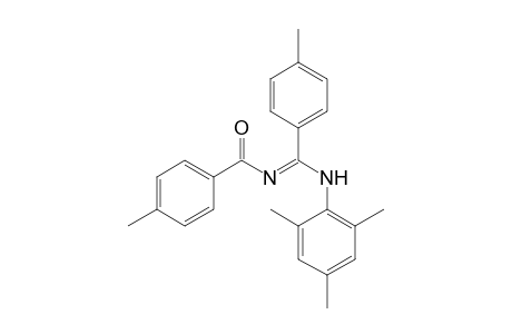 4-Methyl-N-[p-tolyl(2,4,6-trimethylphenylamino)methylene]benzamide