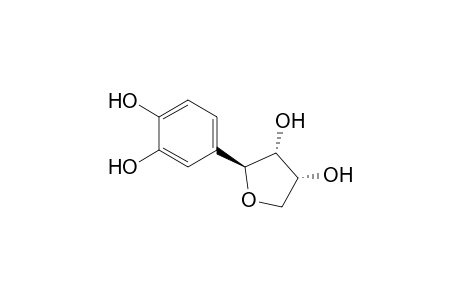 (-)-(2S,3R,4R)-2-(3',4'-Dihydroxyphenyl)tetrahydrofuran-3,4-diol