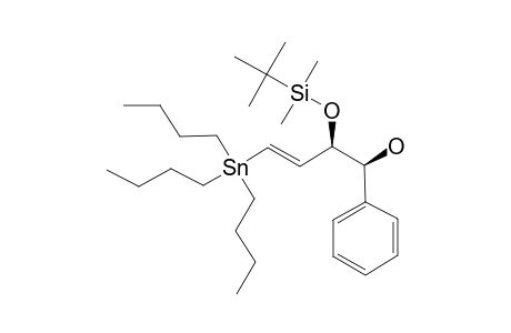 (3E,1R*,2R*)-2-[(TERT.-BUTYLDIMETHYLSILYL)-OXY]-1-PHENYL-3-(TRIBUTYLSTANNYL)-BUT-3-EN-1-OL;SYN-ISOMER