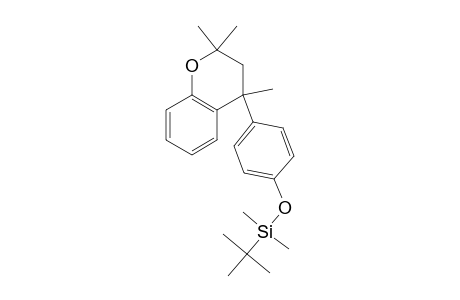 2,2,4-Trimethyl-4-(4-hydroxyphenyl)chroman, tert-butyldimethylsilyl ether