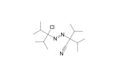 Butanenitrile, 2-[[1-chloro-2-methyl-1-(1-methylethyl)propyl]azo]-3-methyl-2-(1-methylethyl)-, (E)-