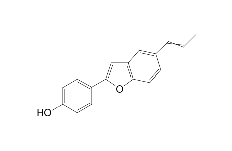 2-(4-hydroxyphenyl)-5-propenylbenzofuran