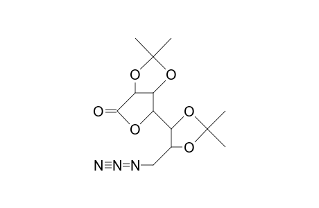 7-Azido-7-deoxy-2,3:5,6-di-O-isopropylidene-D-glycero-D-talo-heptono-1,4-lactone
