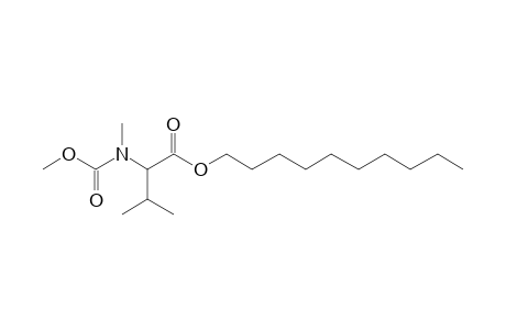 Valine, N-methyl-N-methoxycarbonyl-, decyl ester