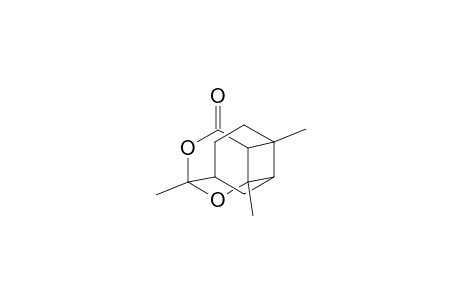 1,5,7-Trimethyl-5,10-cyclo-4,6-dioxatricyclo[6.4.0.0(2,7)]dodecane-3-one