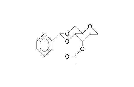 3-O-Acetyl-4,6-O-benzylidene-1,2-dideoxy-D-ribohex-1-enopyranose