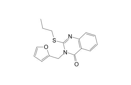 Quinazolin-4(3H)-one, 3-(2-furfuryl)-2-propylthio-