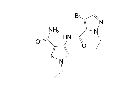 4-{[(4-bromo-1-ethyl-1H-pyrazol-5-yl)carbonyl]amino}-1-ethyl-1H-pyrazole-3-carboxamide
