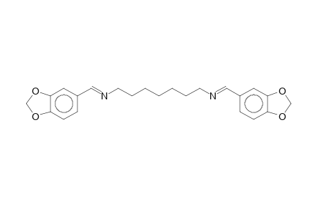 Benzylidene-(3,4-methylendioxy),-N,N'-heptane-(1,7-diamino[bis-