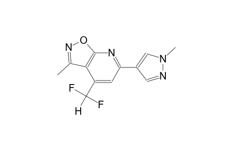 isoxazolo[5,4-b]pyridine, 4-(difluoromethyl)-3-methyl-6-(1-methyl-1H-pyrazol-4-yl)-