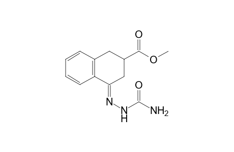 4-oxo-1,2,3,4-tetrahydro-2-naphthoic acid, methyl ester, semicarbazone