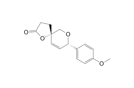 (5S*,8S*)-8-(4-Methoxyphenyl)-1,7-dioxaspiro[4,5]dec-9-en-2-one