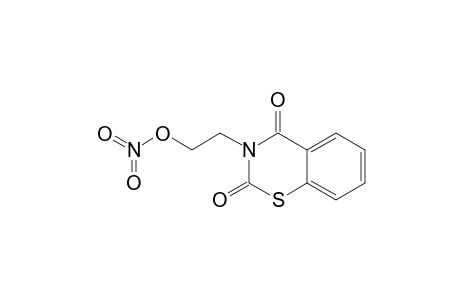 nitric acid 2-(2,4-diketo-1,3-benzothiazin-3-yl)ethyl ester
