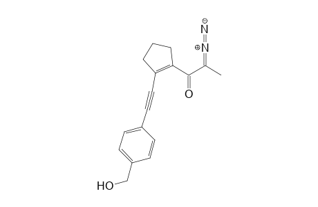 2-Diazo-1-[2-(4-Hydroxymethylphenyl)ethynyl-cyclopentene]-1-propanone