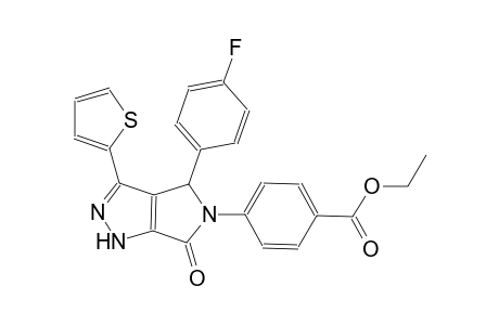 benzoic acid, 4-(4-(4-fluorophenyl)-4,6-dihydro-6-oxo-3-(2-thienyl)pyrrolo[3,4-c]pyrazol-5(1H)-yl)-, ethyl ester