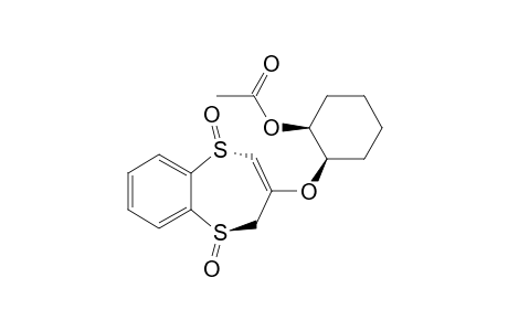 (1R,5R)-3-[[(1R,2S)-2-(Acetoxy)cyclohexyl]oxy]-4H-1,5-benzodithiepine 1,5-dioxide