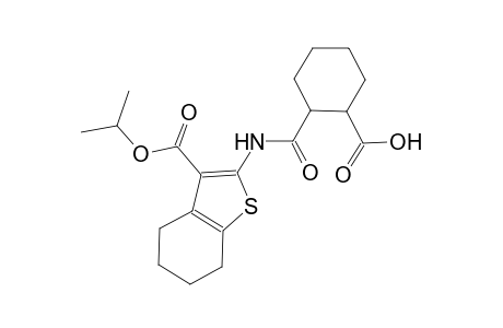 2-({[3-(isopropoxycarbonyl)-4,5,6,7-tetrahydro-1-benzothien-2-yl]amino}carbonyl)cyclohexanecarboxylic acid