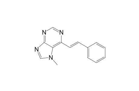 7-Methyl-6-[(E)-2-phenylethen-1-yl]-7H-purine
