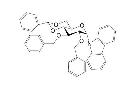 2,3-Di-O-benzyl-4,6-O-benzylidene-.alpha.D-glucopyranosylcarbazole