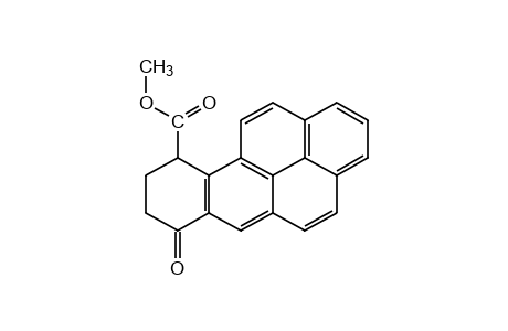 7-oxo-7,8,9,10-tetrahydrobenzo[a]pyrene-10-carboxylic acid, methyl ester