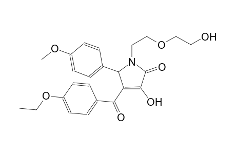 4-(4-ethoxybenzoyl)-3-hydroxy-1-[2-(2-hydroxyethoxy)ethyl]-5-(4-methoxyphenyl)-1,5-dihydro-2H-pyrrol-2-one