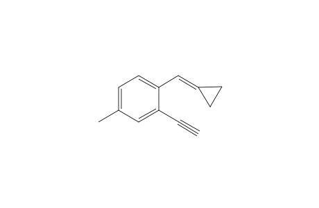 1-(cyclopropylidenemethyl)-2-ethynyl-4-methylbenzene