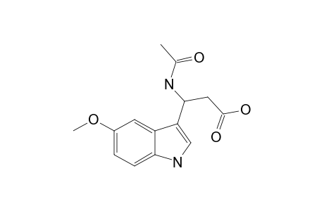 3-ACETAMIDE-3-(5-METHOXY-1H-3-INDOLYL)-PROPIONIC-ACID