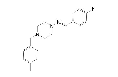 N-[(E)-(4-fluorophenyl)methylidene]-4-(4-methylbenzyl)-1-piperazinamine