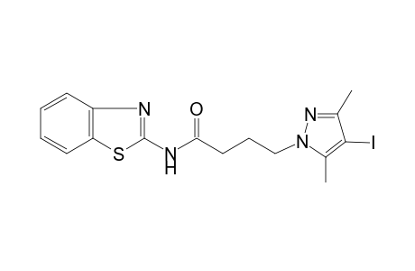 1H-Pyrazole-1-butanamide, N-(1,3-benzothiazol-2-yl)-4-iodo-3,5-dimethyl-