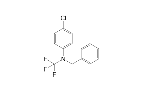 4-chloranyl-N-(phenylmethyl)-N-(trifluoromethyl)aniline