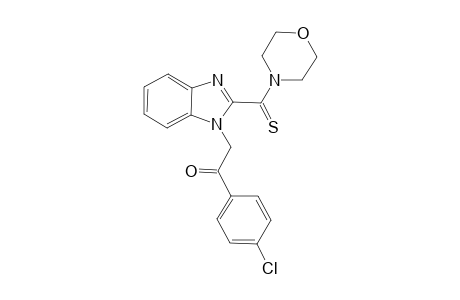 1-[2-(4-Chlorophenyl)-2-oxoethyl]-2-[(morpholine-4-yl)-thioxomethyl]benzimidazole