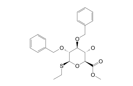 METHYL-(ETHYL-2,3-DI-O-BENZYL-1-THIO-BETA-D-GLUCOPYRANOSID)-URONATE