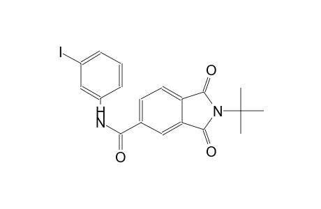 2-tert-butyl-N-(3-iodophenyl)-1,3-dioxo-5-isoindolinecarboxamide
